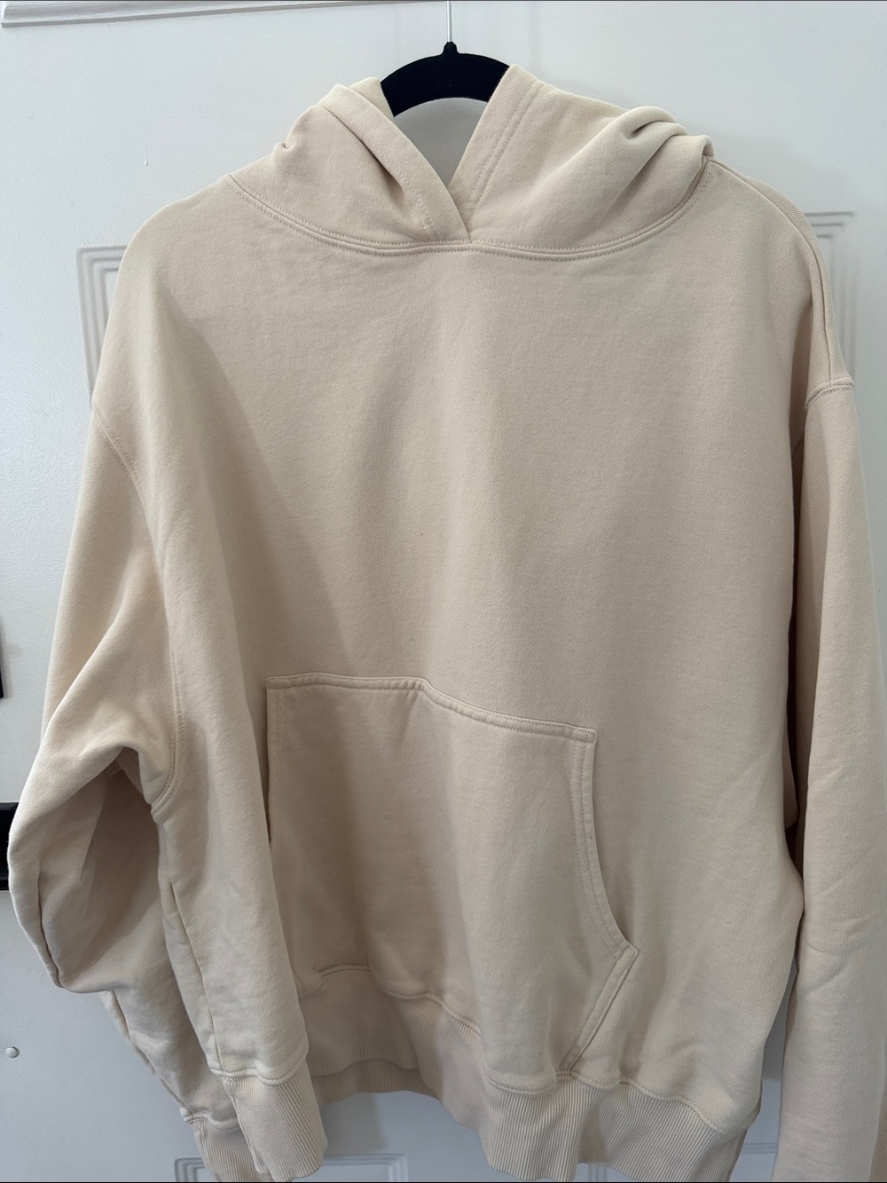 Brunette The Label Cream Oversized Hoodie